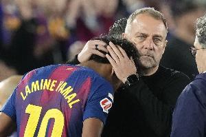 巴萨临时主席：亚马尔具体伤情得等到明天才有消息