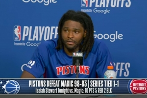 【完整版】斯图尔特：喜欢硬碰硬 我充满激情和能力且毫无畏惧