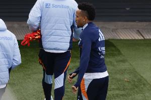 巴西媒体：米利唐左腿股二头肌肌肉损伤，预计将缺席一个月时间