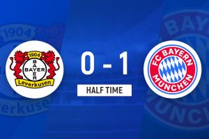 半场-拜仁暂1-0勒沃库森 凯恩破门穆西亚拉助攻药厂零射门