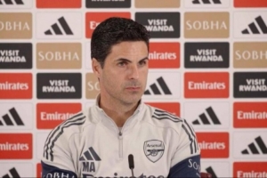 阿尔特塔：先考虑获胜然后才是净胜球之类 萨卡可能进入球队名单