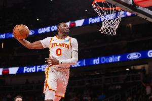 杰伦·约翰逊：库明加在攻防两端 确实把我们提升到了另一个档次