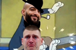 键盘侠| 戈贝尔打得约基奇叫爸爸！迈克·布朗就是拼多多版里弗斯