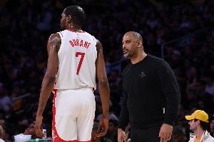 乌度卡：我们希望打出更快的节奏 不管杜兰特在不在场都一样