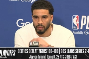 【完整版】塔图姆：能穿球衣上场对我就是胜利 我们需要怀特