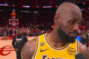 【完整版】詹姆斯场边：队友信任我 我们53分钟并没有完全执行好