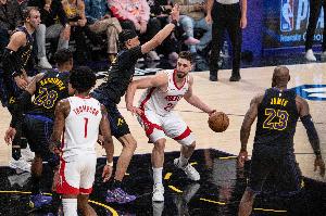 今年季后赛场均出战时间Top5：阿门/八村/小贾/肯纳德/詹姆斯