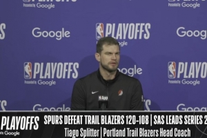 【完整版】斯普利特：哈珀&卡斯尔不可思议 未能赢球对不起球迷