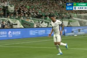 拉莫斯冒顶送礼，谢蒂内破门，津门虎客场1-0领先国