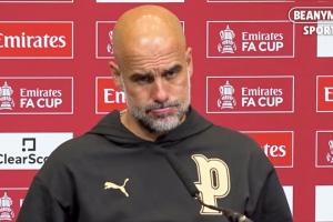 拒绝毒奶！瓜帅被问冲击国内三冠王：足总杯决赛和英超末轮前再聊