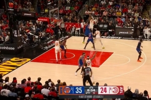 也要证明自己！文森特底角接球迎着唐斯再中三分球