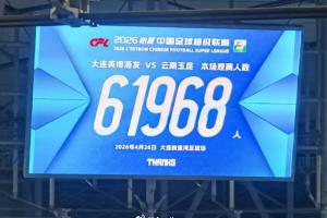 英博主场前10占7席！61968人观战英博vs玉昆，排名中超历史第5位