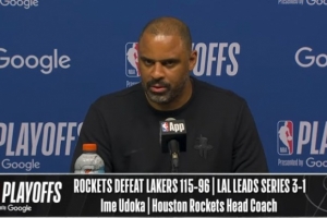 【完整版】乌度卡：艾顿是故意肘击申京的 伊森就是天生的破坏者