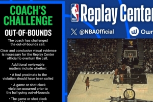 火眼金睛！双方拼抢出界给马刺球 斯普利特挑战成功改判争球