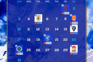 上海申花⚽️五月赛历 ​​​