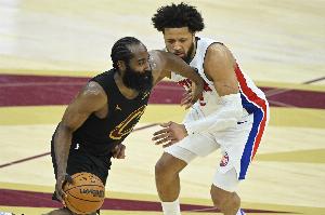 抢七隔一天后开打次轮！ESPN预测明天胜率：骑士28.4% 活塞71.6%