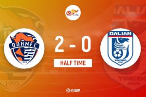 半场-海牛暂2-0英博 斯特兰德贝里连场建功叶博亚吊射破门